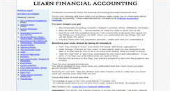 Desktop Screenshot of learnfinancialaccounting.com