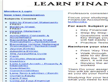 Tablet Screenshot of learnfinancialaccounting.com